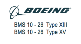 BOEING LICENSE BMS 10 - 26 TYPE XIII TYPE XV