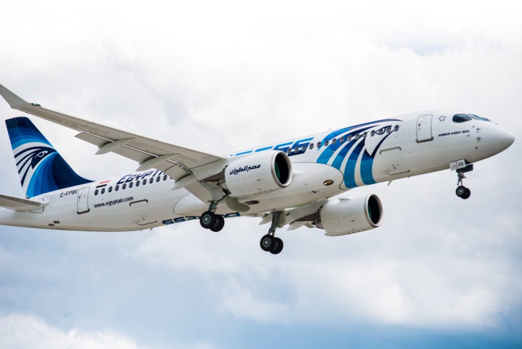 EGYPTAIR AIRBUS A220 AIRCRAFT