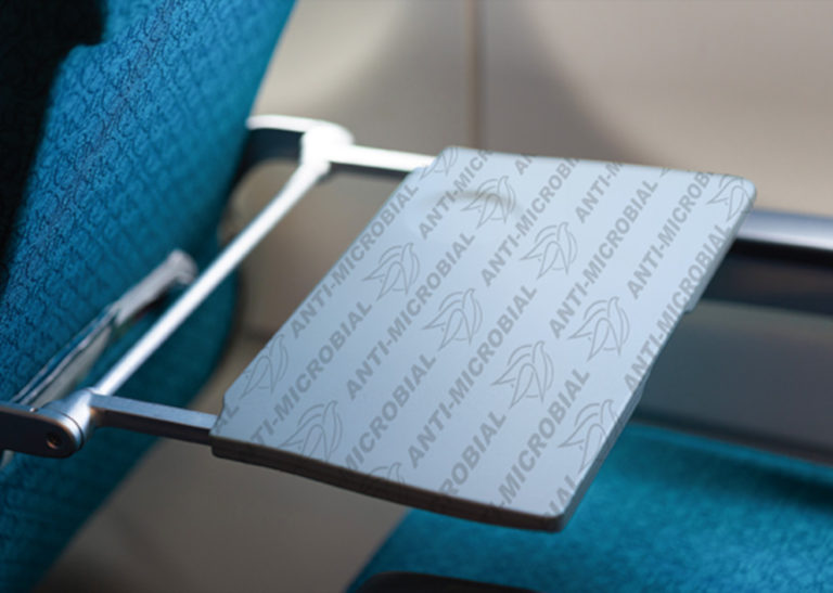 Aerospace antimicrobial cabin films